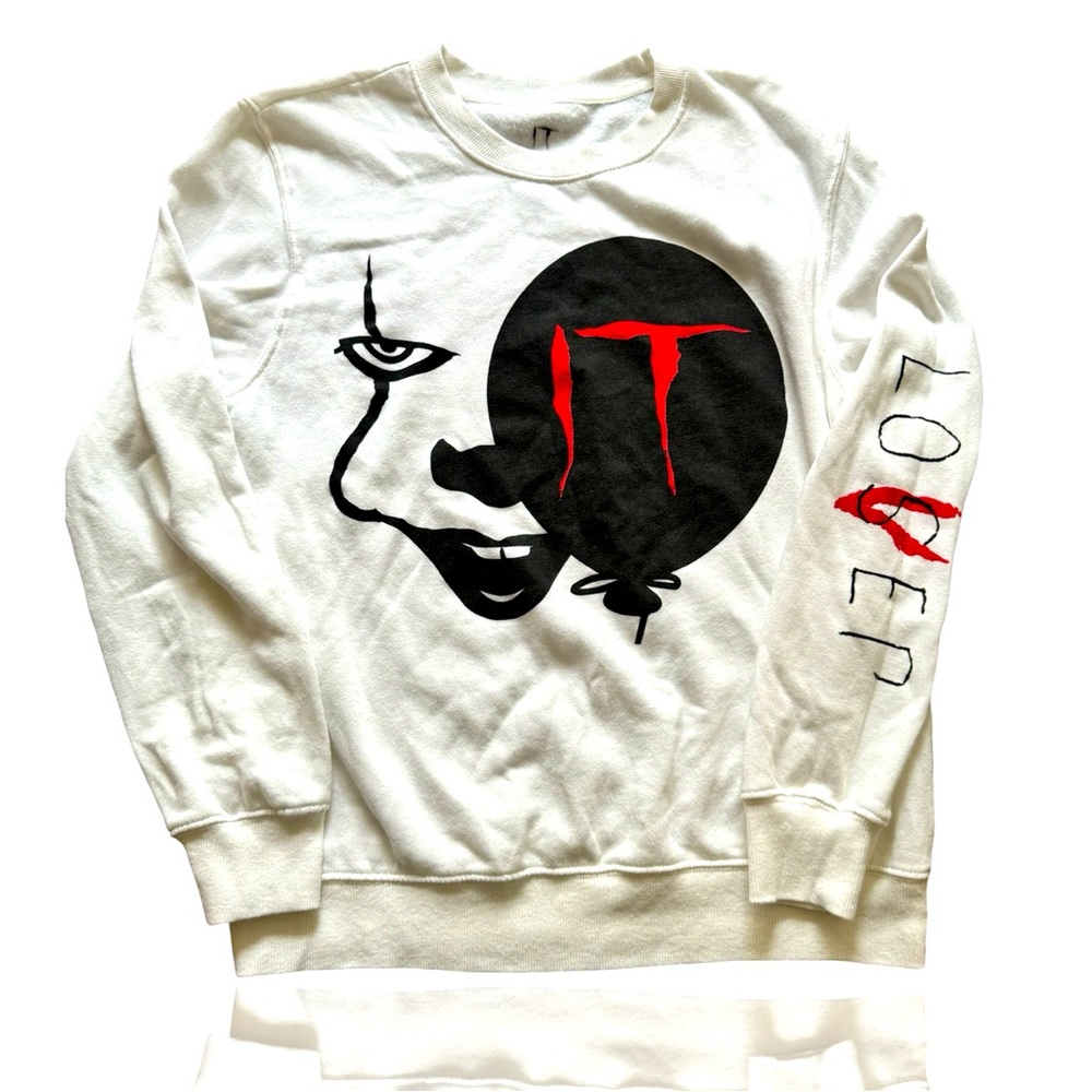 IT Chaoter 2: Pennywise Sweatshirt: “Loser Club” Sweatshirt Unisex Small